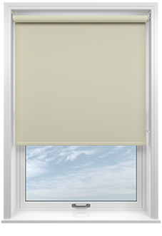 Trinity (FR Blackout), Rice Paper - Roller Blind